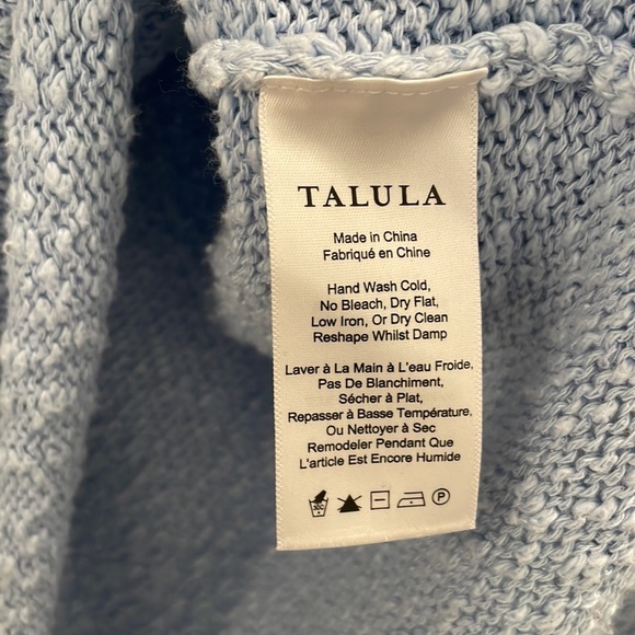 Talula Aritzia - Blue AZURELEE SWEATER, size S - Picture 4 of 4
